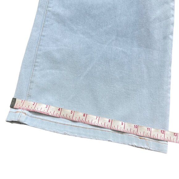 BCBGeneration Wide Leg High Waist Jeans Light Wash 9/29 lightblue 5 pockets new - Picture 10 of 13